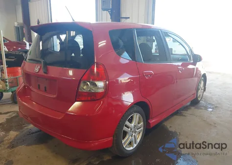 2008 Honda Fit Sport from USA, damaged, VIN JHMGD37668S067151